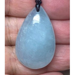 Aquamarine Gemstone Teardrop Pendant 02